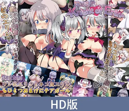 【HD版】Knight of Erin 2nd tale 牛乳艾琳与猫耳艾琳，额外附送啦啦队女孩 / 【簡体中文版】Knight of Erin 2nd tale ウシ乳エリンとネコ耳エリン、もひとつおまけにチアガール